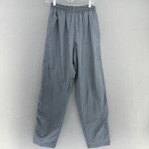 90s Active Frontier Lightweight Lined Track Pants Gray SZ M VTG Grannycore